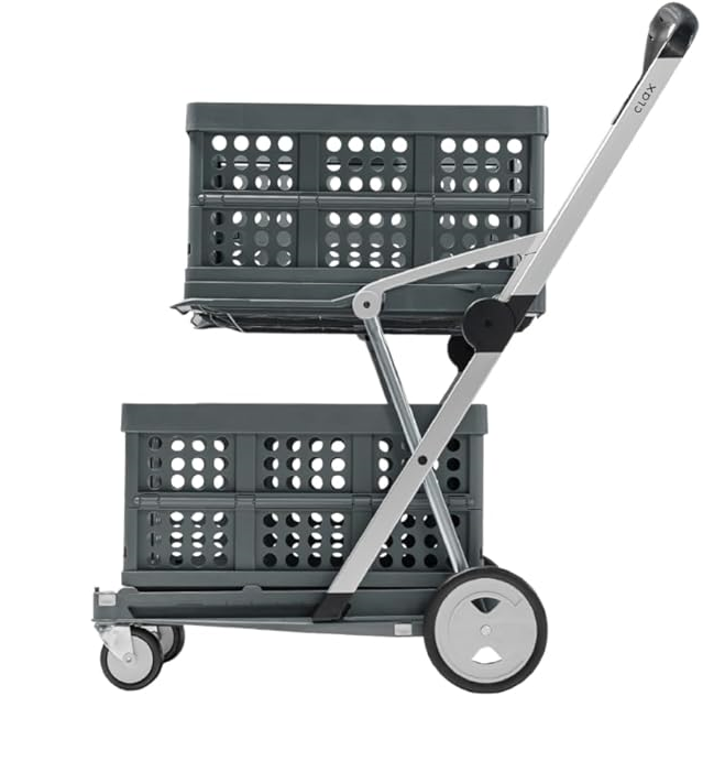 Portable Folding Shopping Cart + 3 Ecological Thermal Bags [FACTORY PRICE]