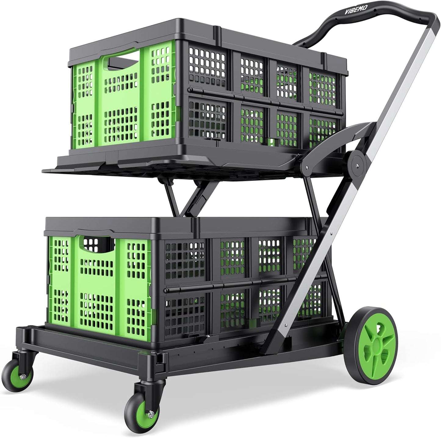 Portable Folding Shopping Cart + 3 Ecological Thermal Bags [FACTORY PRICE]