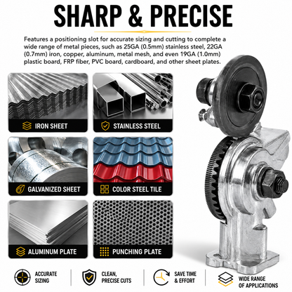 PowerCut™ Electric Drill Shear Attachment – Fast & Precise Metal Cutting