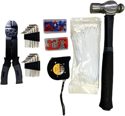 Professional Tool Kit – 489 Pieces with Organizer Case – Complete for Home and Workshop Use